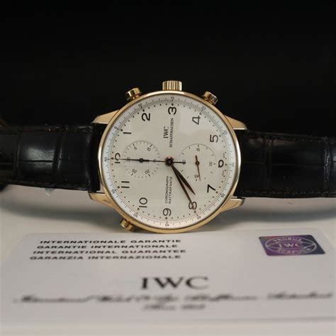 iwc rattrapante oro rosa|iwc rattrapante watch.